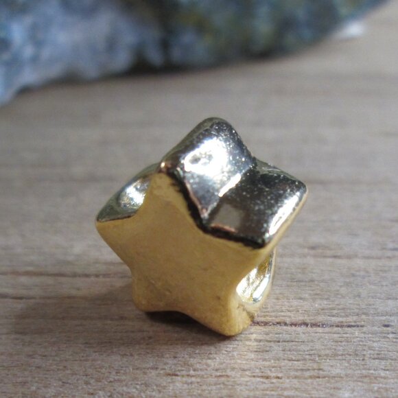 Gold plated 925 Silver Star European Charm - Picture 7 of 7